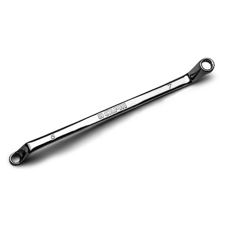 6 Mm X 7 Mm 75-Degree Deep Offset Double Box End Wrench
